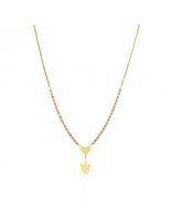 Halskette Roberto Giannotti Dame Le rouge c'est chic in Gelbgold Cristallo NKT305 - NKT305